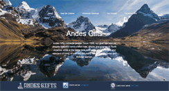 Desktop Screenshot of andesgifts.com